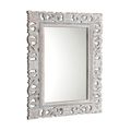 Sapho Scule Zrcadlo v rámu 70x100 cm, bílá IN171