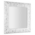 Sapho Zeegras Zrcadlo v rámu 90x90 cm, bílá IN395