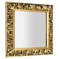 Sapho Zeegras Zrcadlo v rámu 90x90 cm, zlatá IN416