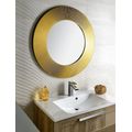 Sapho Sunbeam Zrcadlo v rámu 90 cm, zlatá SB900 - galerie #1