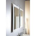 Sapho Mitra Zrcadlo v rámu 72x52 cm, bílá MT191 - galerie #3