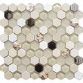 EBS Hexagóno mozaika 30,2x30,5 beige nácar