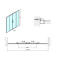 Polysan Lucis Line Sprchové dveře 160 cm, chrom/čiré sklo, DL4315 - galerie #4