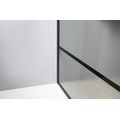 Gelco Cure Black Walk-In stěna 90 cm, černá matná/čiré sklo CB90 - galerie #3