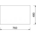 Sinks Amanda 780 Granitový dřez s odkapem oboustranné provedení, 78x50cm, metalblack, TLAM78050074 - galerie #2