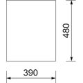 Sinks Cube 410 Granitový dřez bez odkapu, 41x50cm, metalblack, TLCU41050074 - galerie #2