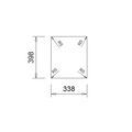 Sinks Cube 410 Granitový dřez bez odkapu, 41x50cm, metalblack, TLCU41050074 - galerie #3