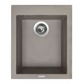 Sinks Cube 410 Granitový dřez bez odkapu, 41x50cm, truffle, TLCU41050054