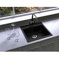 Sinks Solo 560 Granitový dřez bez odkapu, 56x51cm, metalblack, ACRSO56051074 - galerie #1