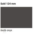 EBS 986714 2v1 Koncovka/roh šedá onyx, 124mm