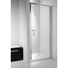 Jika Cubito Pure Sprchové dveře 80 cm, sklo transparentní, stříbrná lesklá H2542410026681