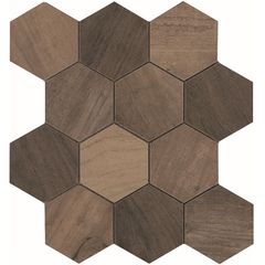 EBS Aspen hexagon 31,6x27,4 brown