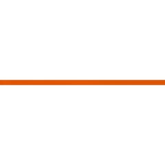 Fineza Matte listela 2x59,8 orange sklo