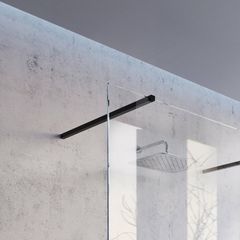 Ravak W SET-100 Wall/Corner kovová vzpěra 100 cm, černá GWD010003019
