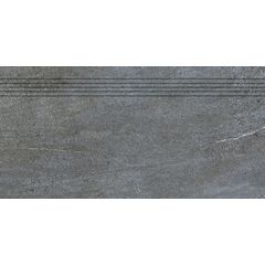 Rako Quarzit DCP84738 schodovka 39,8x79,8 tmavě šedá