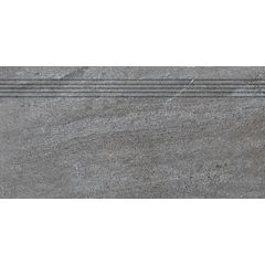 Rako Quarzit DCPSE738 schodovka 29,8x59,8 tmavě šedá