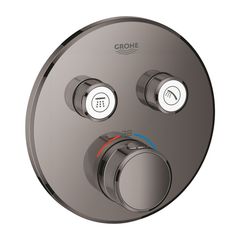 Grohe Grohtherm SmartControl Termostat se 2 ventily, Hard Graphite lesk 29119A00