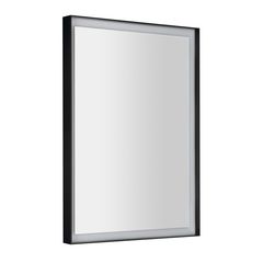 Sapho Sort Zrcadlo 47 x 70 cm s LED podsvícením, černá mat ST047