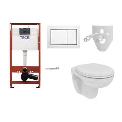Tece Set modul, WC a sedátko, ovládací tlačítko, šrouby KMPLTeceIS
