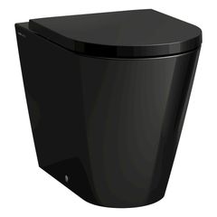 Laufen Kartell Stojící WC Rimless 56x37 cm, černá lesklá H8233370200001
