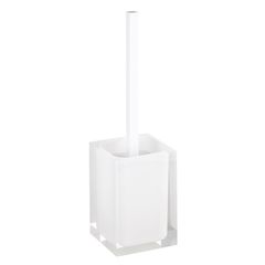 Bemeta Vista WC štětka s držákem, bílá lesklá 120113316-104 