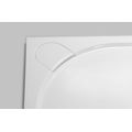 Gelco G5 Larca Sprchová vanička, 1000x1000 mm, litý mramor, bílá PL001 - galerie #1
