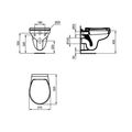 Ideal Standard Vidima WC závěsné, bílá - galerie #2