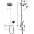 Hansgrohe Pulsify S Sprchový systém s termostatickou baterií, černá mat 24240670 - galerie #1