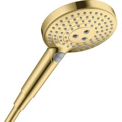 Hansgrohe Raindance Select S Ruční sprcha 12,5 cm, s EcoSmart, leštěné zlato 26531990