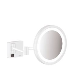 Hansgrohe AddStoris Kosmetické zrcadlo s LED osvětlením, bílá mat, 41790700 