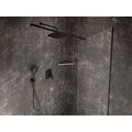 Ravak Hlavová sprcha 25x25 cm, černá mat 983.20 X07P570 - galerie #2