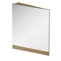 Ravak 10° Zrcadlo rohové 65x75 cm levé, tmavý ořech X000001078