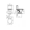 Ideal Standard Vidima WC mísa s nádržkou a sedátkem - komplet, bílá W835201 - galerie #1