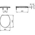 Ideal Standard Vidima WC sedátko, bílá W303801 - galerie #1
