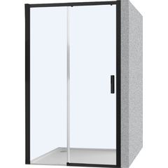 EBS Trend Easy Black Sprchové dveře 120 cm, levé, černá mat