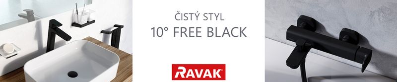 ravak 10 free black