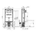 Alcadrain Předstěnový instalační systém pro suchou instalaci (do prostoru) AM116/1120 - galerie #1