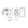 Alcadrain Sifon pračkový podomítkový, bílá APS4 - galerie #1