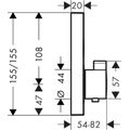 Hansgrohe ShowerSelect Termostatická baterie pro 2 vývody, bílá mat 15763700 - galerie #2