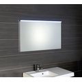 Sapho Bora Zrcadlo v rámu s LED osvětlením a vypínačem, 100x60 cm, chrom, AL716 - galerie #1