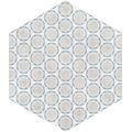 EBS Alpha dlažba 25,8x29 hexagon mix azul matná - galerie #5