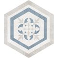 EBS Alpha dlažba 25,8x29 hexagon mix azul matná - galerie #4