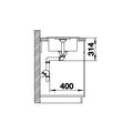 Blanco Favum XL 6 S Granitový dřez s odkapem oboustranné provedení, 86x43,5cm, káva, 524238 - galerie #4