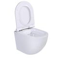 kielle Gaia Závěsné kompaktní WC Rimless se sedátkem SoftClose, bílá 30115001 - galerie #1
