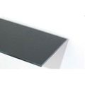 Amirro Cover Black Skleněná polička 60x12 cm, černá, 100-036