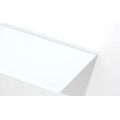 Amirro Cover White Skleněná polička 60x12 cm, bílá, 100-029