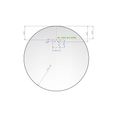 EBS Alea Kruhové zrcadlo 60 cm s LED podsvícením - galerie #4