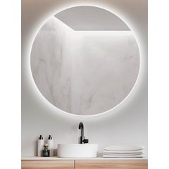 Amirro Ambiente Ronde Kruhové zrcadlo 120 cm s LED podsvícením, 411-170