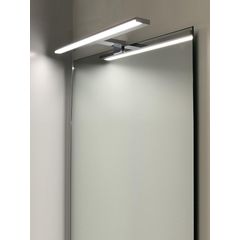 Amirro Pure Light Zrcadlo 80 x 60 cm s leštěnou hranou a LED lampičkou, 410-845