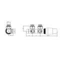 PMH TERM-LSS-EK Term EK Termostatický ventil středový, levý, nerez - galerie #4
